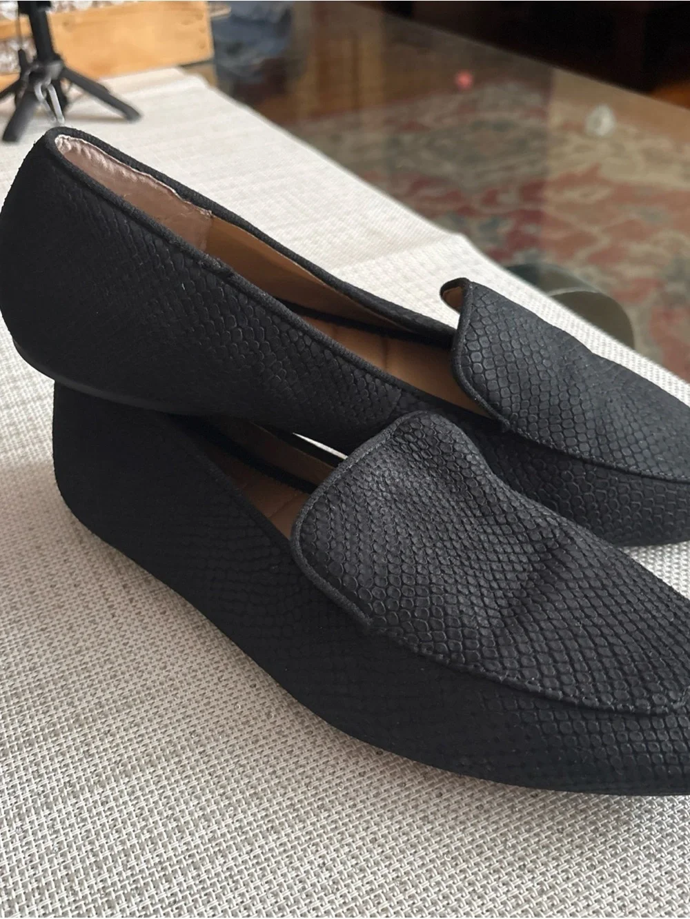 Kelly & Katie Black Men's Slip-On Loafers